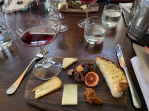 charcuterie at AOC with halleck wine