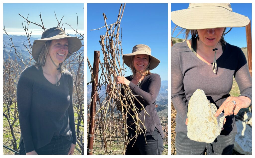 three views of Olga Chernova of Ojai Mountain Estate
